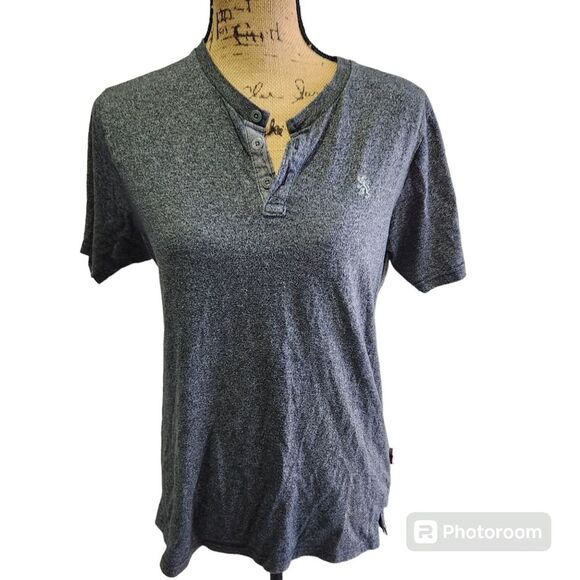 Lions Crest by English Laundry  Henley Men SZ L Casual Everyday Classic Normcore - Picture 1 of 7